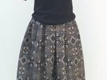 正絹着物リメイク：タックスカート　