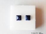 Lapis lazuli studs pierceの画像