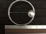 SV・淡水pearlのブローチ