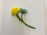 シロツメクサのブローチ ⅲの画像