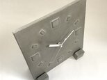 ≪販売終了≫　立て掛け型置き時計コンクリート製　 -コンクリート/モルタル/セメント雑貨-