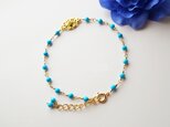プチオリエンタル ターコイズブレスレット Petit Oriental Turquoise bracelet B0014の画像