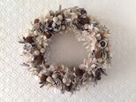 プリザと木の実のリースB(18cm)