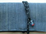送料無料　着物リメイク　麻の上布で作った和風財布・ポーチ　２４８１の画像