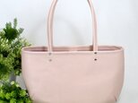 撥水★ラウンド型トート★パステルピンク(7434)の画像