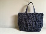 Smocking tote bag【M】の画像