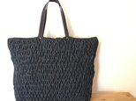 《50%OFF》Smocking tote bag【L】-denim-の画像