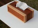 無垢材で作ったティッシュボックス
