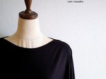 ボートネックのTシャツカットソー*ドルマンスリーブの画像