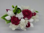 石鹸彫刻 香る花のアレンジメントの画像
