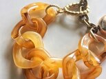 japan vintage lucite chain braceletの画像