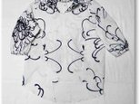 27　レトロ可愛い抜き衿プルオーバーシャツ（菊）の画像