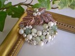 マスカットのブローチ