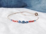 Blue×Red Short Necklaceの画像