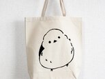 ふわっふわのシマエナガ トートバッグの画像