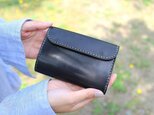 【受注生産品】三つ折り財布 ～栃木ブラックサドル×栃木サドル～