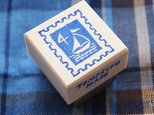 消しゴムはんこ☆海「切手No.４」