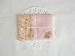 かわいいうさぎのポケットティッシュケース（ピンク花柄）の画像