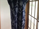 紺色の浴衣からのワンピースの画像