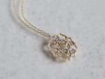 4 petal flower necklace Ⅲ[P066K10YG]の画像