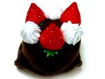 チョコケーキのかぶりもの(帽子)【S/M/L】の画像