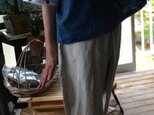久留米絣としじら織ストライプのTシャツブラウスの画像