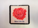アメリカ 花切手ブローチ 2655の画像