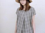 origami blouse/brownの画像