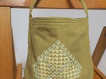 Sale ハーダンガー手刺繍シリーズ　かばん　Sサイズ　olive