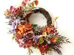 Berries autumn wreath「受注制作」の画像