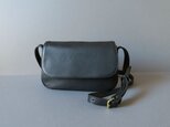 …K様ご注文作品…plain shoulder bag ( black )の画像