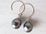 K14GF tahitian pearl simple pierceの画像