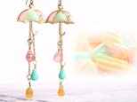 *マシュマロ*☂UMBRELLA Earringsの画像