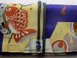 送料無料　男の子のお宮参り着で作った和風財布・ポーチ２７６６の画像