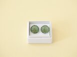 Piercedearrings Baby studs greenの画像