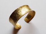 再販★Simple brass bangle（幅20ｍｍ*25ｍｍ）★シンプル★真鍮★バングル★の画像