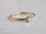 Diamond one stone ring [R050K10DM®]の画像