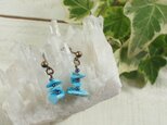 ３３★練ターコイズピアス・イヤリング