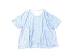 drop shoulder tee (noise/white)の画像