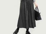 岡山デニム 頼れる黒 ロングスカート ●VIOLA-SK●