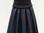 大島紬のリメイクスカート　の画像