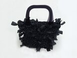 [cyane]basket bag /black × handle:blackの画像