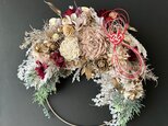 Dahlia ring wreathの画像