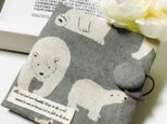 携帯用BOXティッシュケース　ほのぼのしろくま君の画像