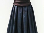 大島紬リメイク：タックスカート　