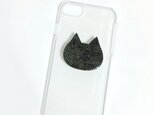 煌めく黒猫のiPhoneケース 【iPhone7】の画像