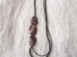 【SALE！】ピルバラジャスパーの二連ネックレス