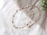 Natural Beige Long Necklaceの画像