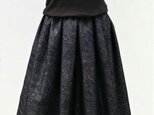 大島紬リメイク：タックスカート　