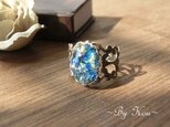 ＊:§ Blue Opal §:＊ヴィンテージ・レーシーリング。の画像